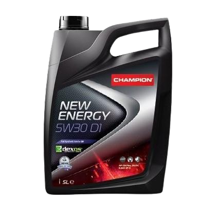 Моторное масло Champion New Energy 5W30 D1, 5л